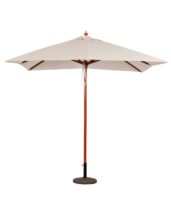 Wooden Umbrella (White)