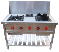 Three Burner Chinese Range